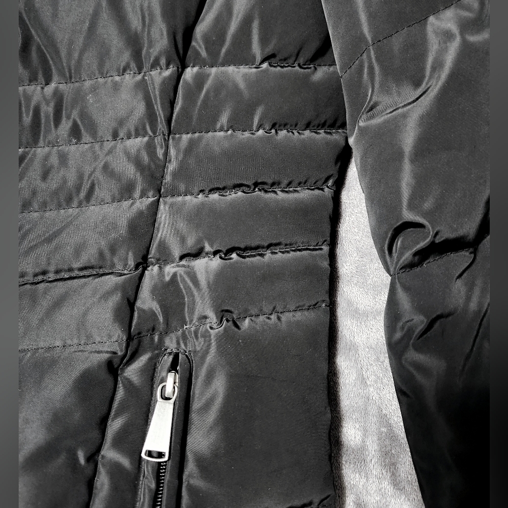 Cleo Down Black Women's Coat - Picture 7 of 16